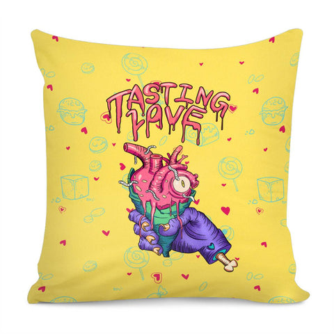 Image of Love Slogan Pillow Cover