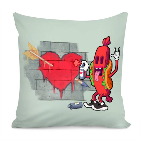 Image of Creative Love Illustration Pillow Cover