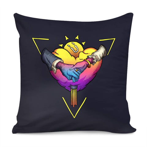 Image of Creative Love Illustration Pillow Cover