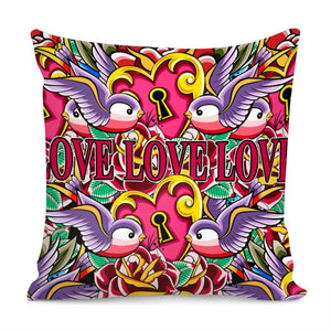 Love&Kiss Pillow Cover