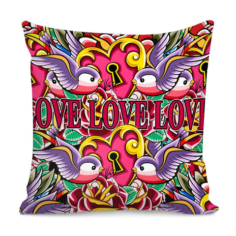 Image of Love&Kiss Pillow Cover