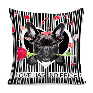 Love Dog Pillow Cover