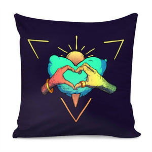 Creative Love Pattern Pillow Cover