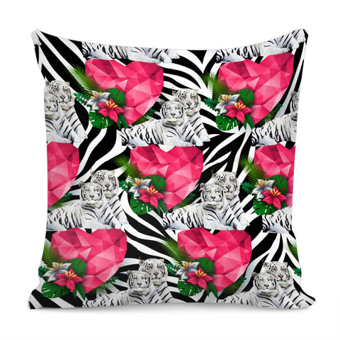 Image of Love&Tiger Pillow Cover