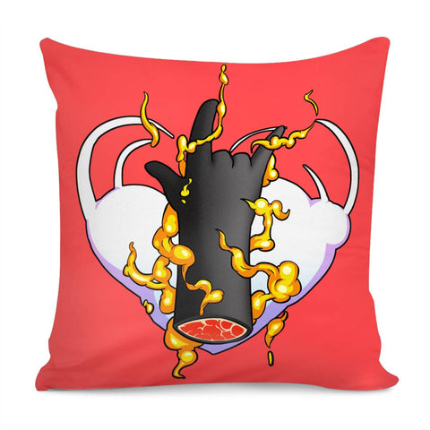 Image of Creative Love Pattern Pillow Cover