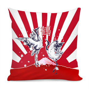 Crane Pillow Cover