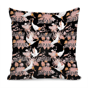 Crane Pillow Cover