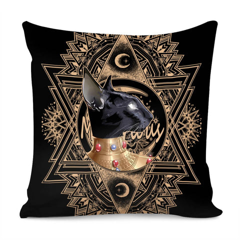 Image of Egyptian Cat Pillow Cover