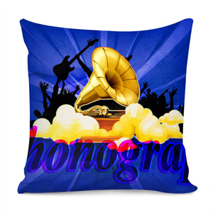 Phonograph Pillow Cover