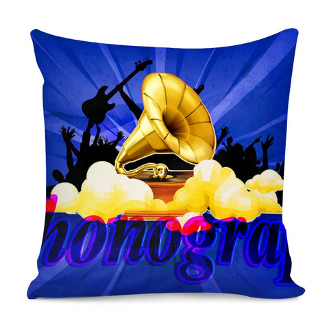 Image of Phonograph Pillow Cover