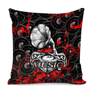 Phonograph Pillow Cover