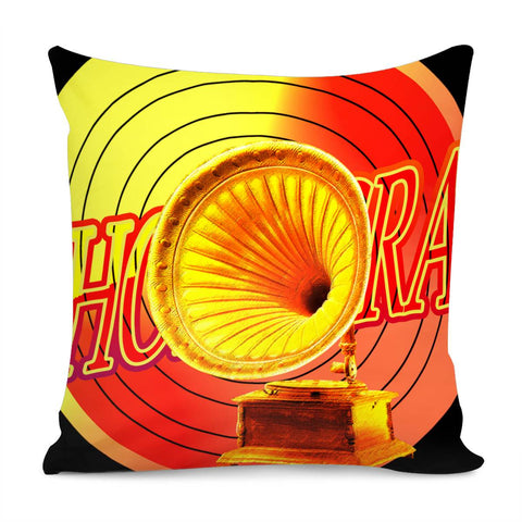 Image of Phonograph Pillow Cover