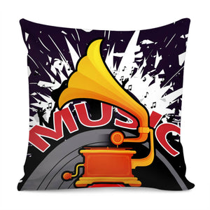 Phonograph Pillow Cover