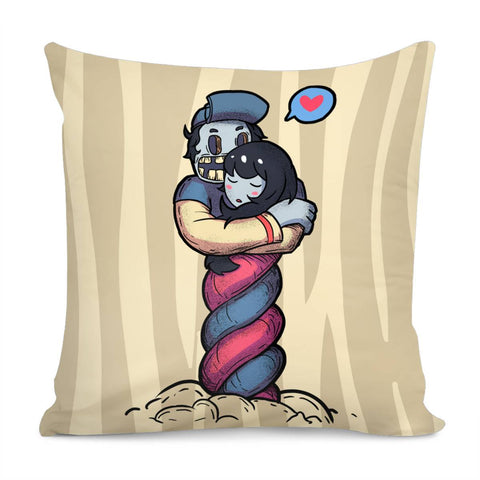 Image of Hug Doodle Pillow Cover