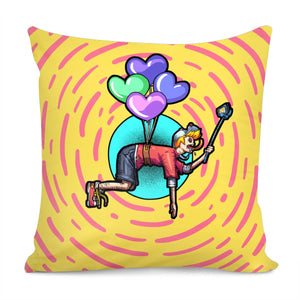 Love Balloon Pillow Cover