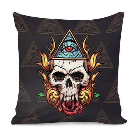 Image of Human Skeleton Pillow Cover