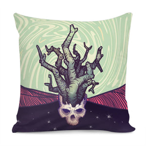 Human Skeleton Pillow Cover