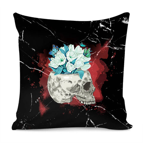 Image of Skull Pillow Cover