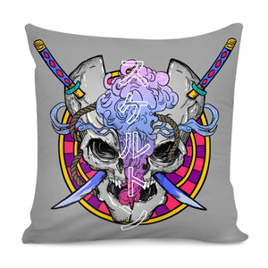 Skull Pillow Cover