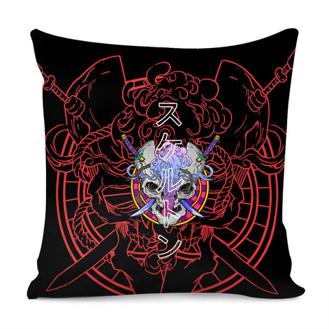 Image of Skull Pillow Cover