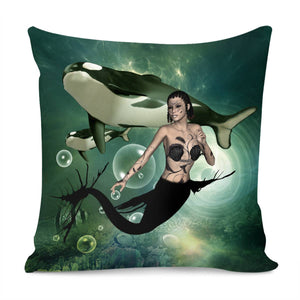 Wonderful Mermaid Pillow Cover
