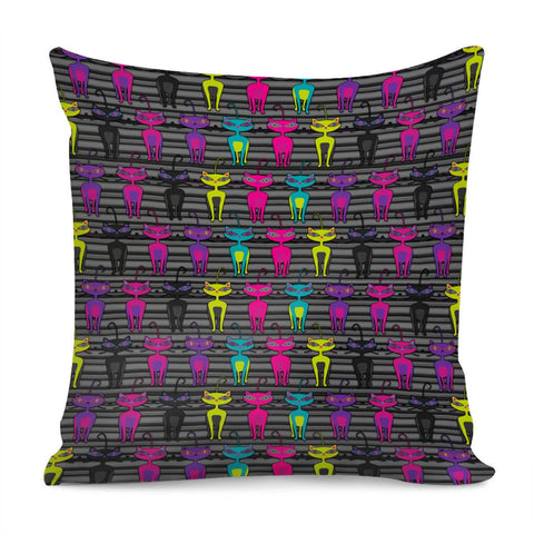 Image of Crazy Cats Pillow Cover