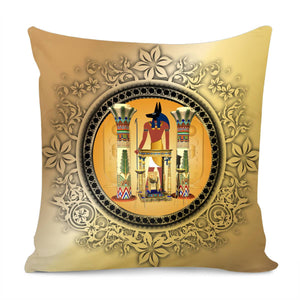 Anubis The Egyptian God Pillow Cover