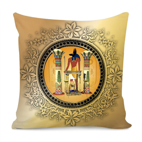 Image of Anubis The Egyptian God Pillow Cover