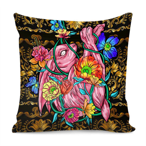 Image of Rabbit Pillow Cover