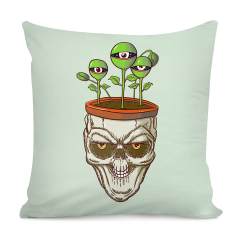 Image of Skull Pillow Cover