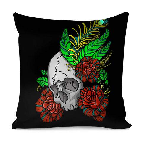 Image of Skull Pillow Cover