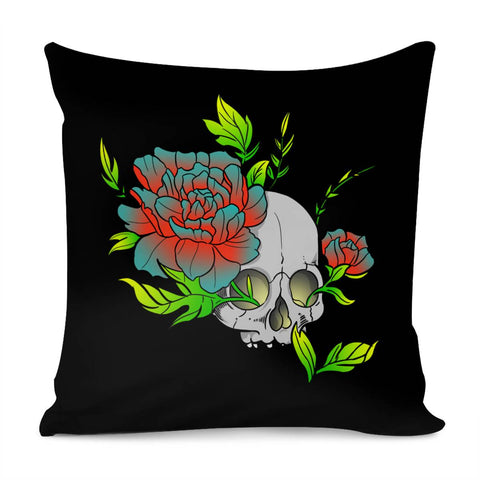 Image of Skull Pillow Cover