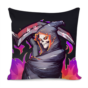 Grim Reaper Pillow Cover