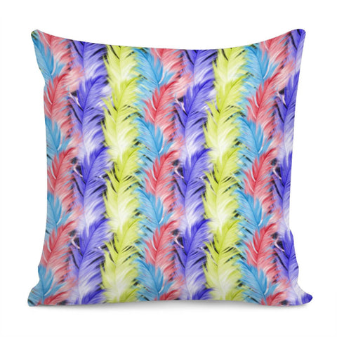 Image of Feathery Stripes Pillow Cover