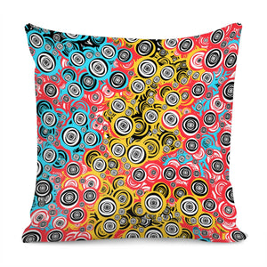 Comic Circles Pillow Cover