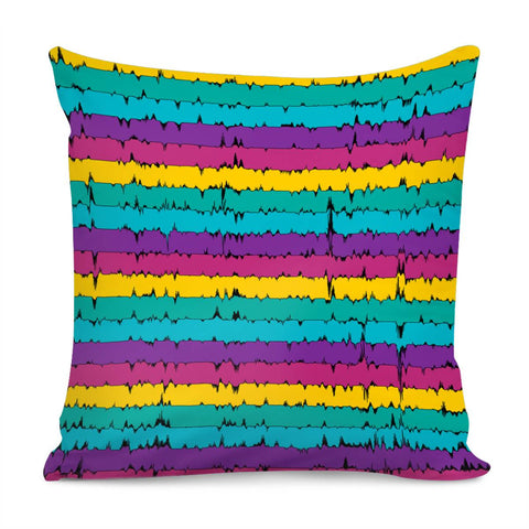 Image of Rainbow Wavelenghts Pillow Cover