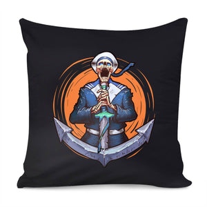 Skull Soldier Pillow Cover