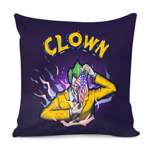 American Clown Pillow Cover