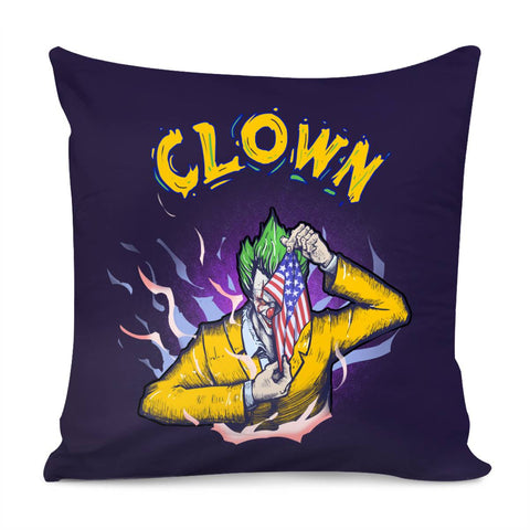 Image of American Clown Pillow Cover