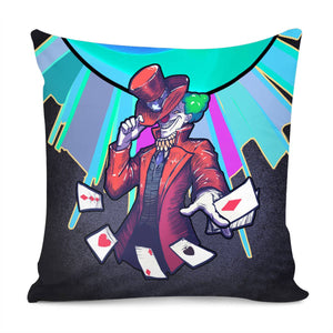 Clown Magician Pillow Cover