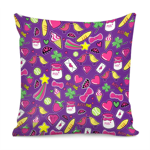 Image of Love Sticker Pillow Cover