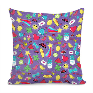 Love Sticker Pillow Cover