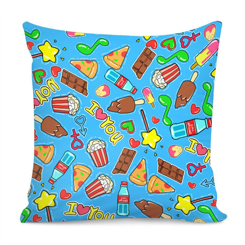 Image of Love Sticker Pillow Cover