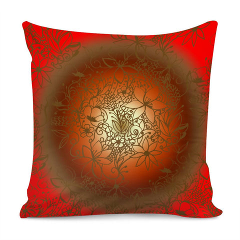 Image of Red Pillow Cover