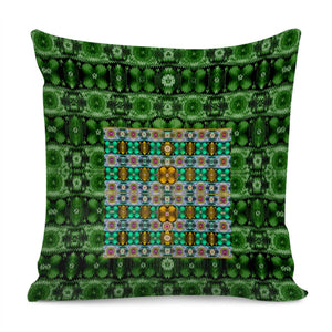 Ribbons And Flowers Pillow Cover