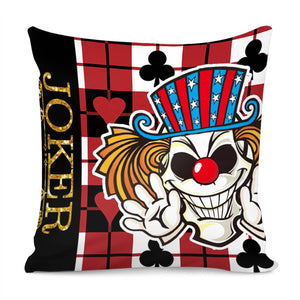 Clown Pillow Cover