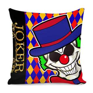 Clown Pillow Cover