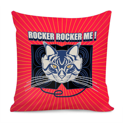 Image of Rock Cat Pillow Cover