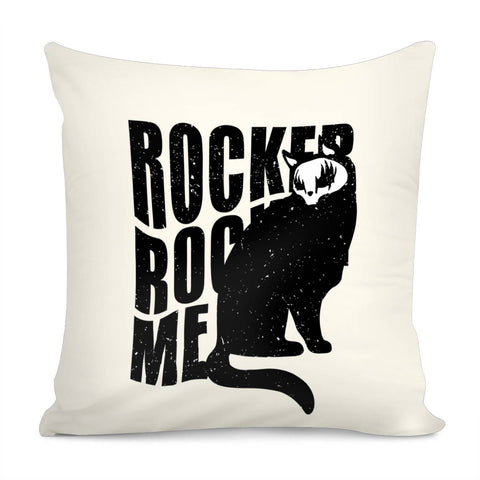 Image of Rock Cat Pillow Cover