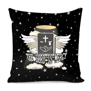 Bible And Wings And Clouds And Starry Sky Pillow Cover